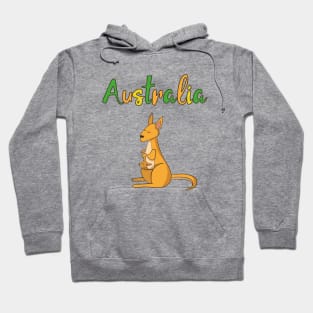 Australia Kangaroo Travel Hoodie